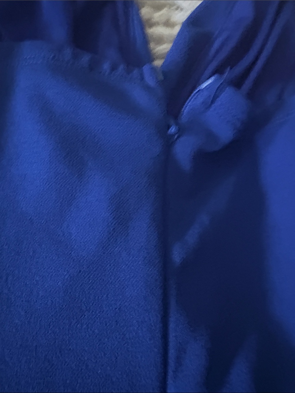 Women's Royal Blue Spaghetti-Strap Jumpsuit - Picture 8 of 9